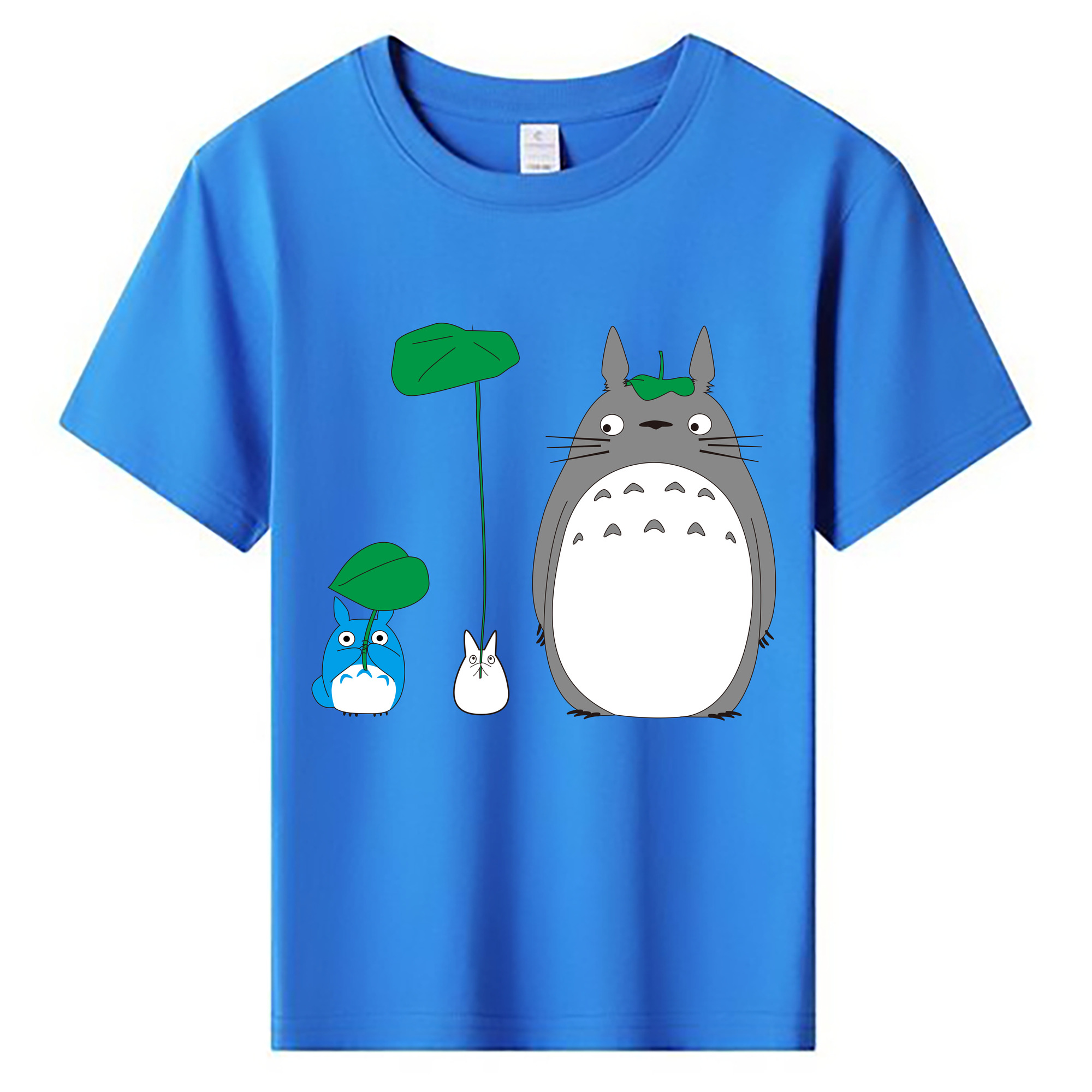 （画像用） となりのトトロ 草壁メイ 草壁サツキ My Neighbor Totoro Satsuki Kusakabe Mei Kusakabe 綿100％キッズTシャツ（フロントプリント）